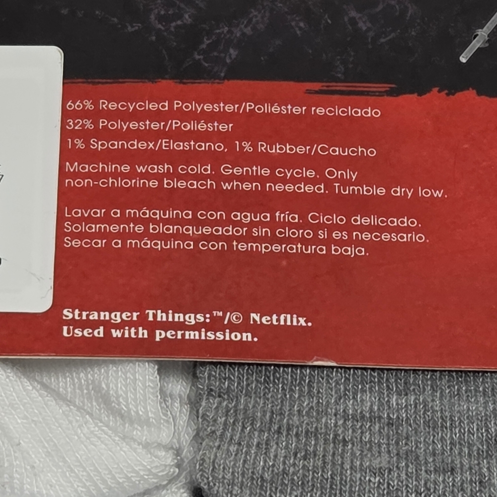 Stranger Things Womens Lightweight Low Cut Socks 10 Pairs Size 4-10 Multicolor - Picture 4 of 6